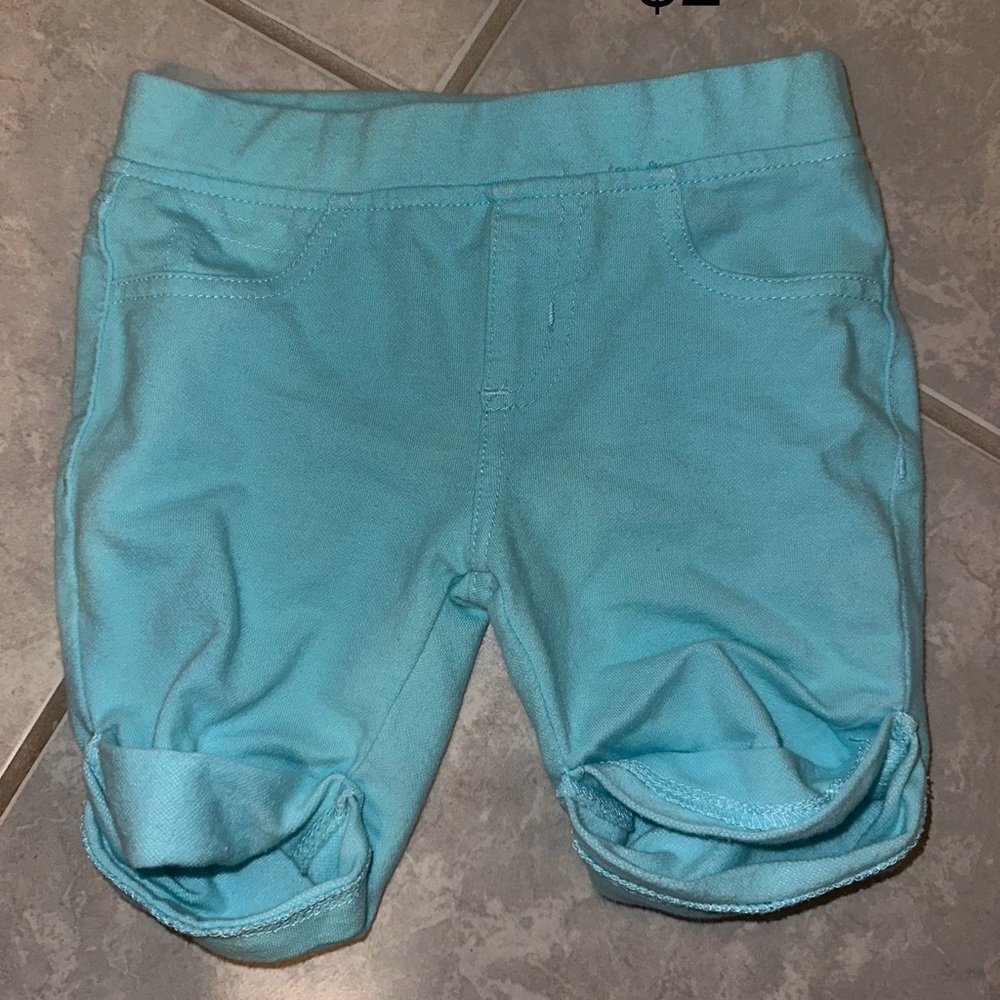 Blue soft shorts